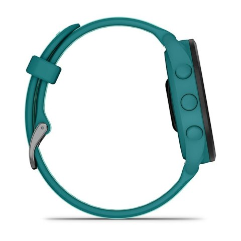 Zegarek sportowy Garmin Forerunner 165 Music AMOLED 43mm Turquoise Aqua