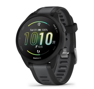 Zegarek sportowy Garmin Forerunner 165 AMOLED 43mm Czarny
