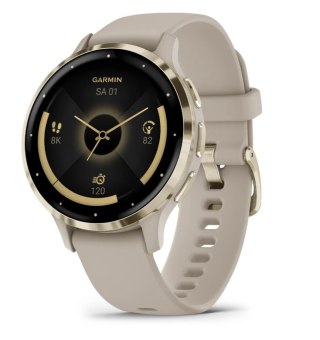 Zegarek sportowy Garmin Venu 3S AMOLED 41mm Beżowy