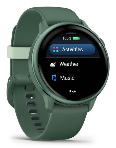 Zegarek sportowy Garmin Vivoactive 6 AMOLED 42mm Jasper Green