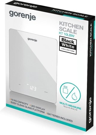 Waga kuchenna Gorenje KT10LBW (do 10 kg; biały)