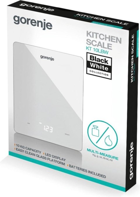Waga kuchenna Gorenje KT10LBW (do 10 kg; biały)