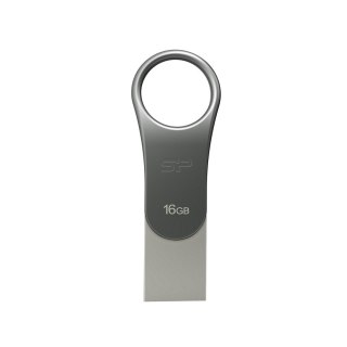 Pendrive Silicon Power Mobile C80 16GB USB 3.1/Type-C Silver
