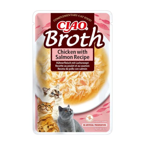 INABA CAT CIAO BROTH CHICKEN,FISH 24x40g