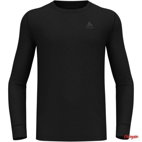 Koszulka męska Odlo BL TOP crew neck l/s MERINO 200 roz. M Czarna
