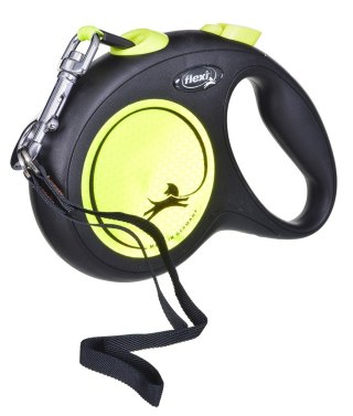 FLEXI New Neon - smycz automatyczna - L: 5m