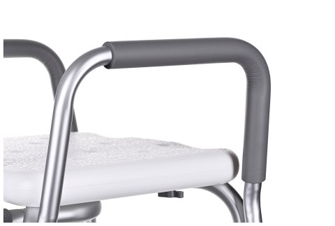 Krzesło prysznicowe z oparciem i podłokietnikami