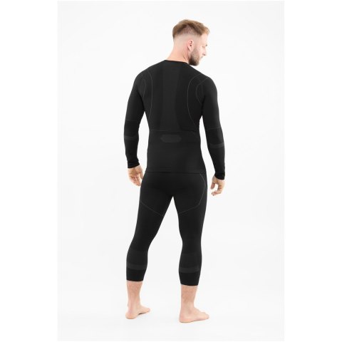 Bielizna termoaktywna męska VIKING Gary 3/4 Set Bamboo rozmiar L, czarna