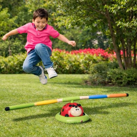 Gra zręcznościowa dla dzieci skakanka wyrzutnia rzut do celu biedronka 3w1