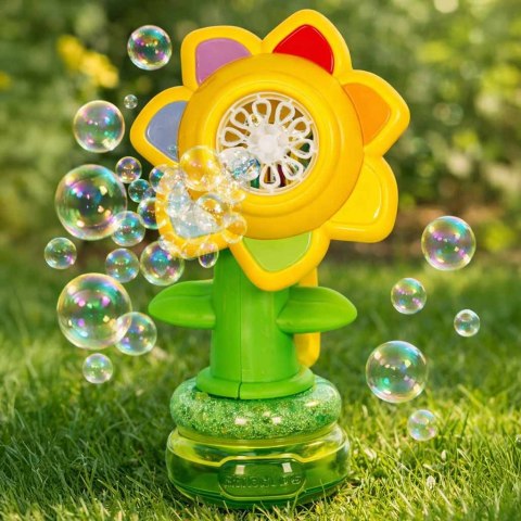 Maszynka do baniek mydlanych automat generator kwiatek bańki światła