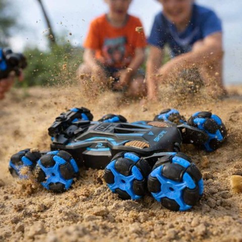 Samochód zdalnie sterowany z muzyką światłami