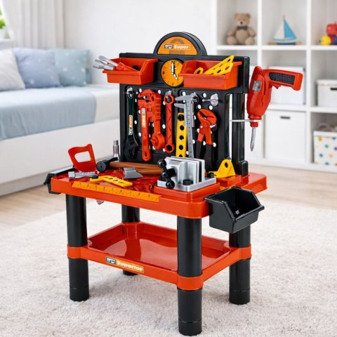 Warsztat Dla Dzieci Stolik Majsterkowicza Narzędzia Akcesoria 70 cm