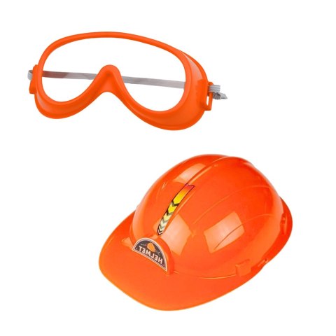 Zestaw Majsterkowicza Piła Łańcuchowa Kask Okulary Narzędzia Dźwięki