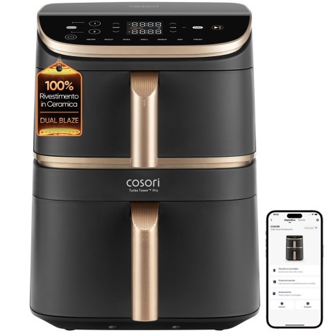 Frytownica 10,8L Cosori Airfryer Turbo Tower Pro Smart CAF-DC123S-DEUR