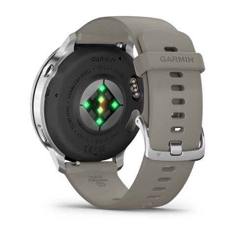 Zegarek Garmin Venu 4, 45mm AMOLED srebrny