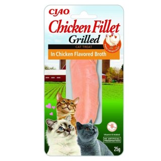 INABA CAT CHICKEN FILLET IN CHICKEN BROTH 25g