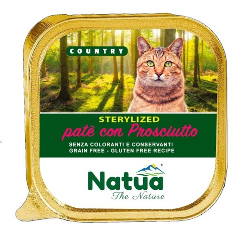 Natua Country Sterilized Ham - Szynka dla kotów sterylizowanych karma mokra dla kota tacka 100g