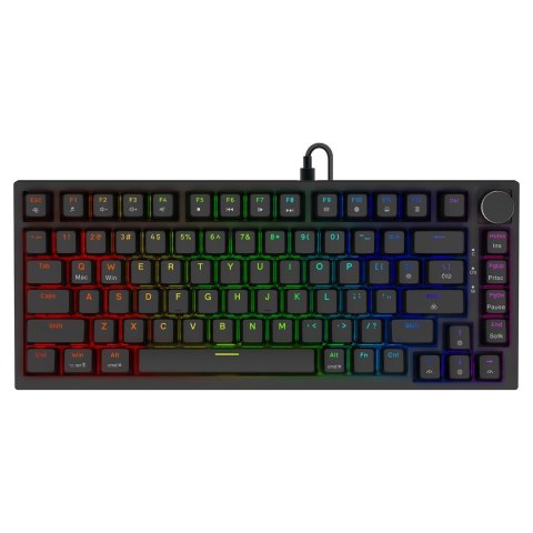 SAVIO KLAWIATURA MAGNETYCZNA ASTRAL BLACK OUTEMU WHITE JADE RGB