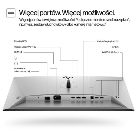 MONITOR HP LED 23,8"S7 Pro 724pf (8X530AA) 100Hz