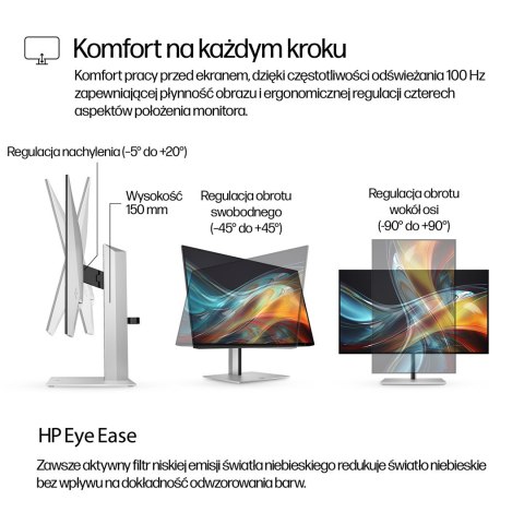 MONITOR HP LED 23,8"S7 Pro 724pf (8X530AA) 100Hz
