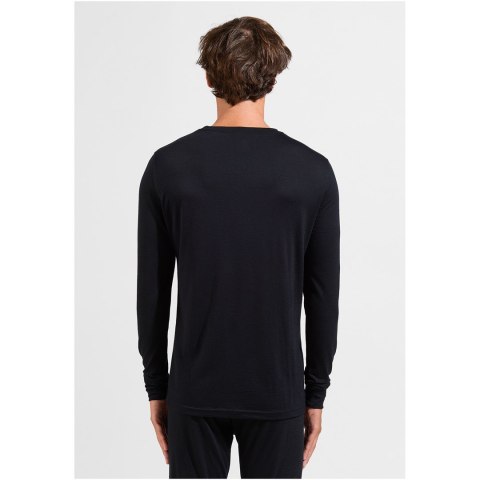 Koszulka męska Odlo BL TOP crew neck l/s MERINO 200 roz. M Czarna