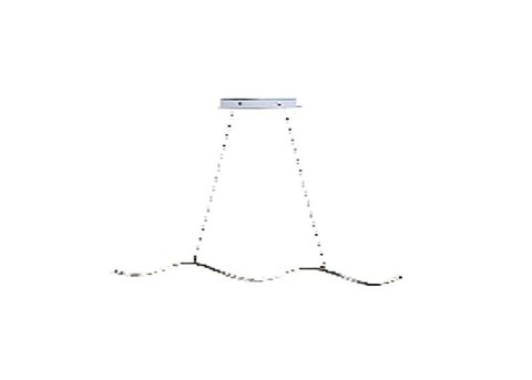 Lampa sufitowa LED Activejet AJE-SARA, srebrna, światło neutralne białe, 1690 lm.