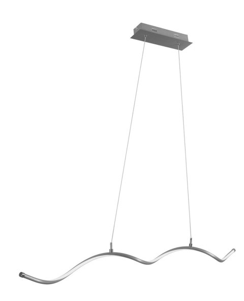 Lampa sufitowa LED Activejet AJE-SARA, srebrna, światło neutralne białe, 1690 lm.