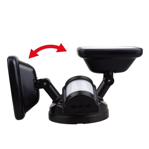 MACLEAN ŚCIENNA LAMPA LED, Z CZUJNIKIEM PIR, 20W, 1500LM, IP65, NEUTRAL WHITE 4000K, CZARNA MCE524 B