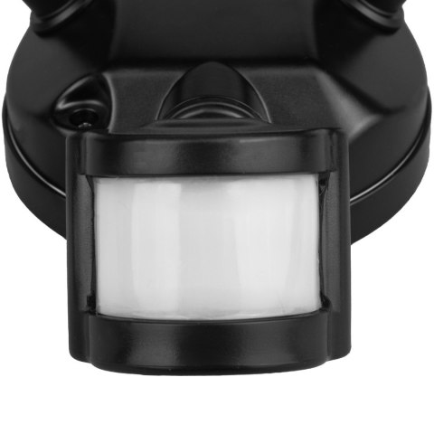 MACLEAN ŚCIENNA LAMPA LED, Z CZUJNIKIEM PIR, 20W, 1500LM, IP65, NEUTRAL WHITE 4000K, CZARNA MCE524 B