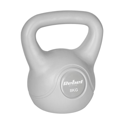 REBEL ACTIVE KETTLEBELL BITUMICZNY 8 KG RBA-2322G-08 SZARY