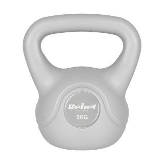 REBEL ACTIVE KETTLEBELL BITUMICZNY 8 KG RBA-2322G-08 SZARY