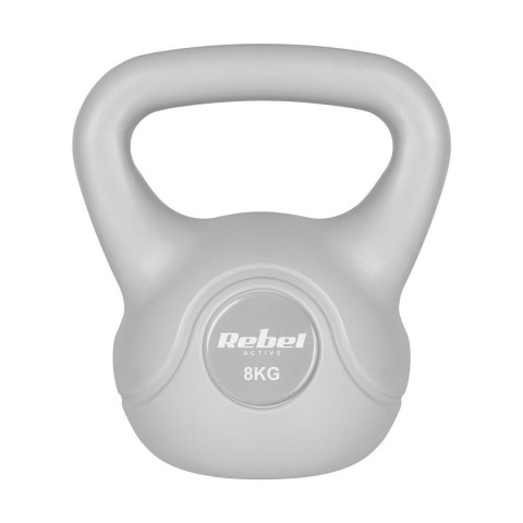 REBEL ACTIVE KETTLEBELL BITUMICZNY 8 KG RBA-2322G-08 SZARY