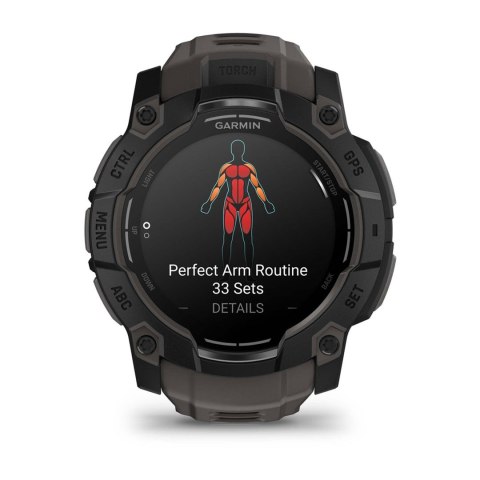 Zegarek Garmin Instinct 3, 50mm AMOLED czarny