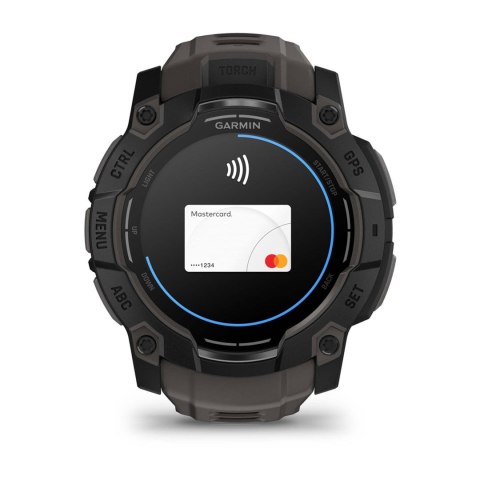Zegarek Garmin Instinct 3, 50mm AMOLED czarny