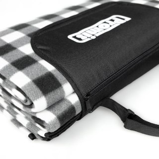 PROMIS KOC PIKNIKOWY,CZARNA KRATA, 200 CM X 200 CM