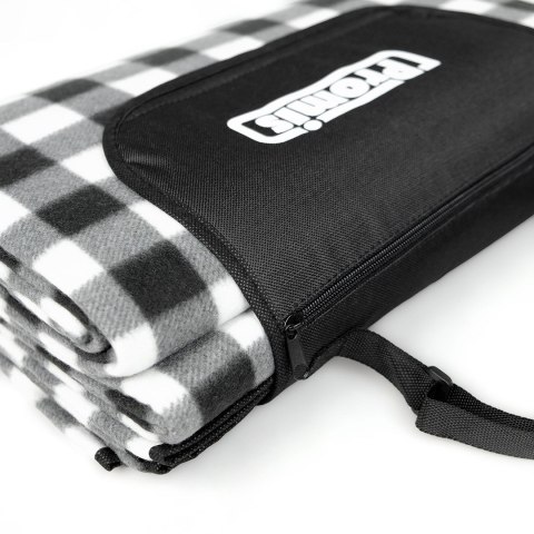 PROMIS KOC PIKNIKOWY,CZARNA KRATA, 200 CM X 200 CM