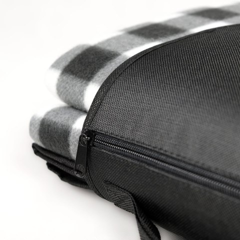 PROMIS KOC PIKNIKOWY,CZARNA KRATA, 200 CM X 200 CM