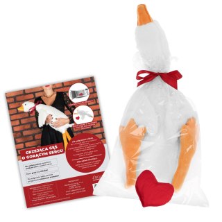 Grzejąca Gęś o Gorącym Sercu XL 90 cm - prezent dla dziewczyny, dla niej Froster