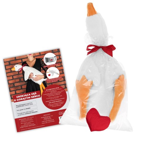 Grzejąca Gęś o Gorącym Sercu XL 90 cm - prezent dla dziewczyny, dla niej Froster
