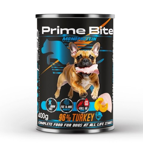 GAME DOG Prime Bite indyk, dynia monoproteinowa 400g