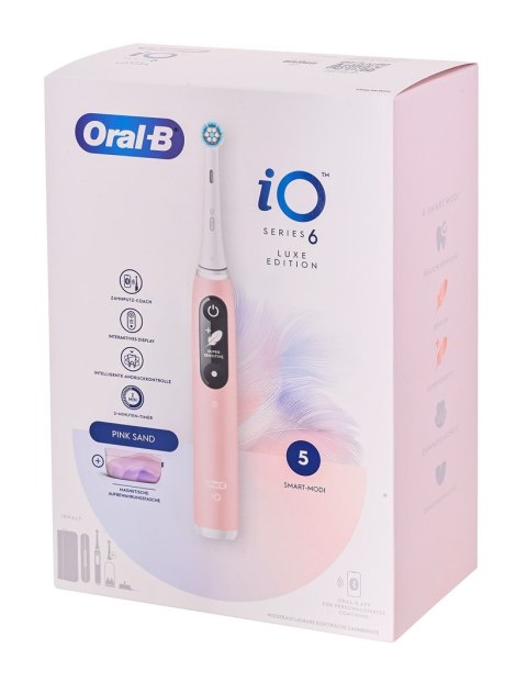 Szczoteczka elektryczna Oral-B iO Series 6 Pink Sand Luxe Edition