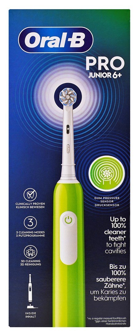 Szczoteczka elektryczna Oral-b Pro Junior Green