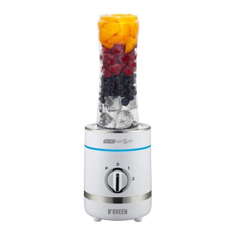 Blender kielichowy NOVEEN Sport Mix&Fit SB1100 X-LINE, biały