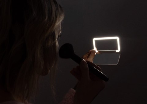 Lusterko kosmetyczne z diodą LED białe KZ2010 CONCEPT