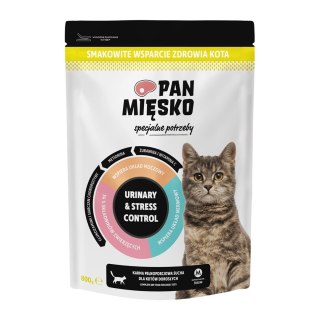Pan Mięsko Karma sucha dla kota Specjalne potrzeby Urinary & Stress Control (dorosły) 800g
