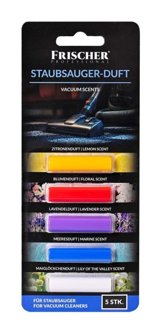 Wkład zapachowy do odkurzacza, mix 5 zapachów Frischer mix 5 zapachów, 5 SZT