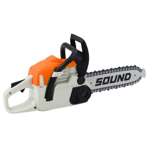 Zestaw Piła Łańcuchowa Kask Okulary Rękawice Dźwięki