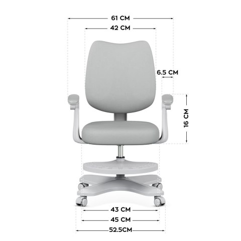 Fotel obrotowy Junior 4.6 Grey