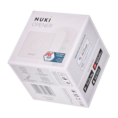 Mechanizm otwierania drzwi NUKI Opener, biały