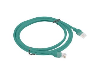 PATCHCORD KAT.5E UTP 0.25M ZIELONY FLUKE PASSED LANBERG 10-PACK